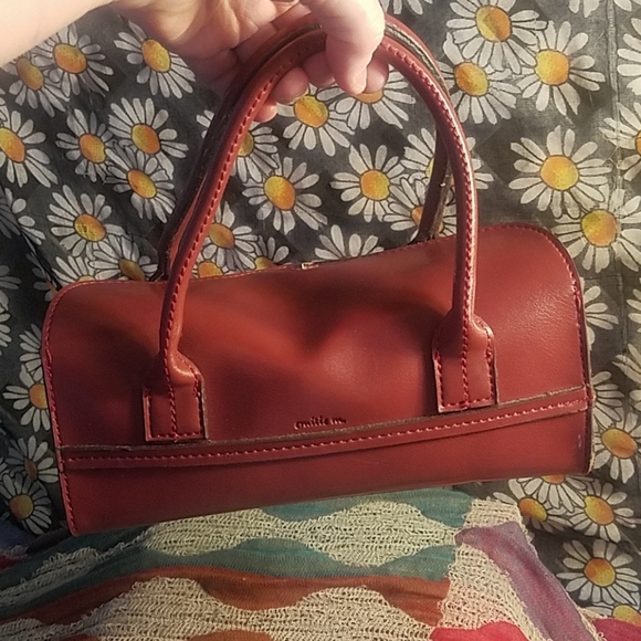 Ladies small emille m purse maroon/red - Picture 3 of 4